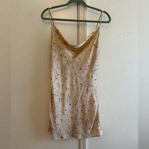 Le Lis Cream Floral Camisole Dress
